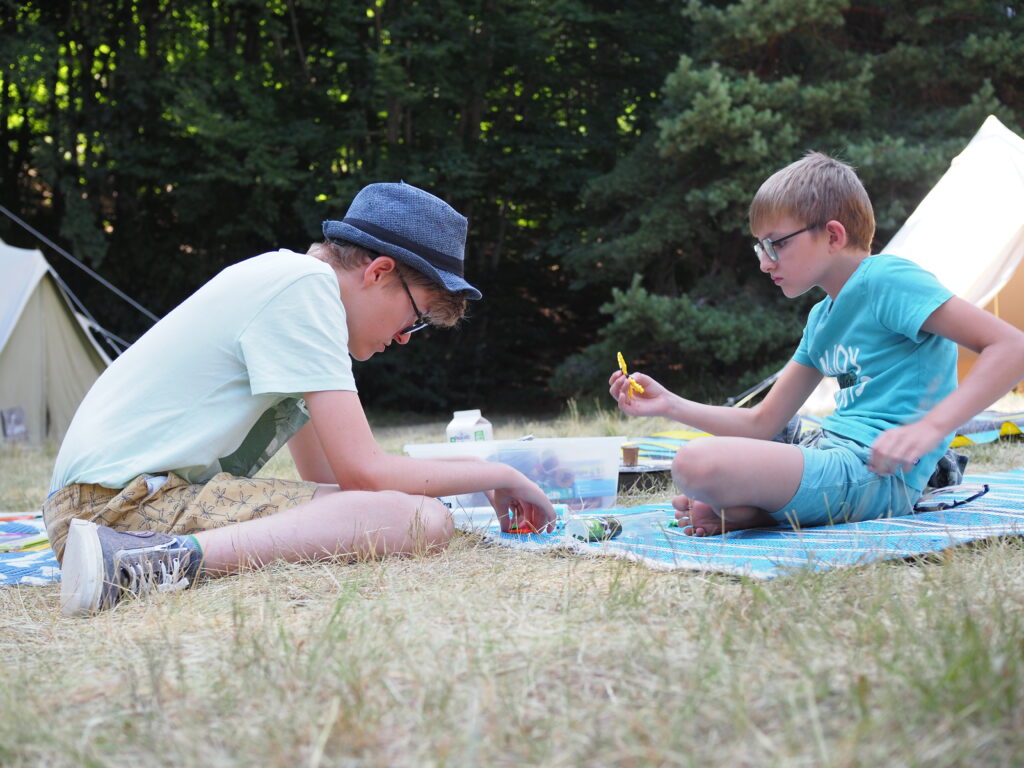 Enfants Extra-ordinnaires lors du séjour Rêves de Canailles été 2025